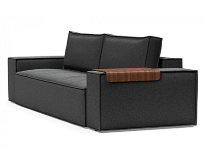 Innovation Living Newilla Sofa Bed with Wide Arms - 529 Bouclé Charcoal