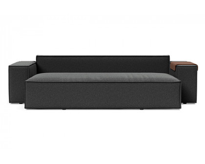 Innovation Living Newilla Sofa Bed with Wide Arms - 529 Bouclé Charcoal