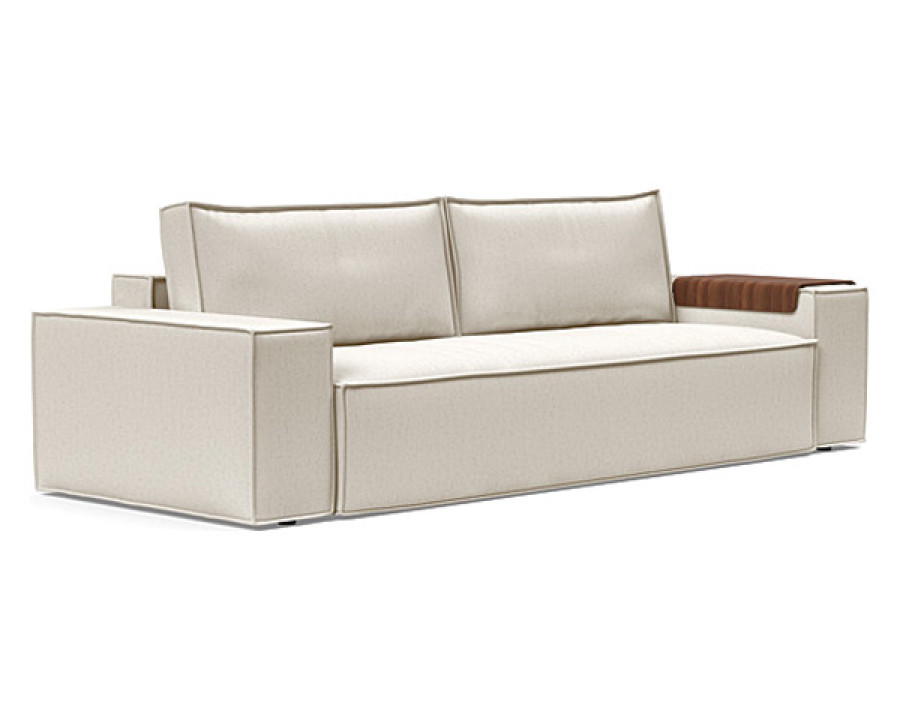 Innovation Living Newilla Sofa Bed with Wide Arms - 531 Bouclé Off White