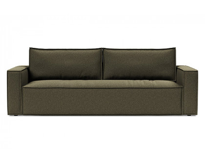 Innovation Living Newilla Sofa Bed with Standard Arms - 535 Bouclé Forest Green