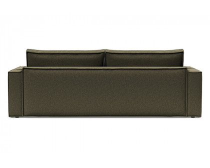 Innovation Living Newilla Sofa Bed with Standard Arms - 535 Bouclé Forest Green