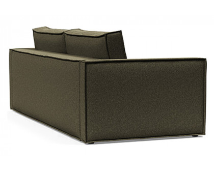 Innovation Living Newilla Sofa Bed with Slim Arms - 535 Bouclé Forest Green