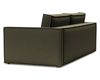 Innovation Living Newilla Sofa Bed with Slim Arms - 535 Bouclé Forest Green