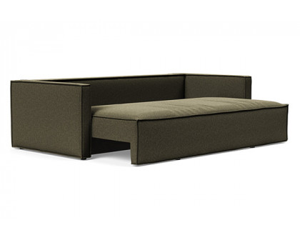 Innovation Living Newilla Sofa Bed with Slim Arms - 535 Bouclé Forest Green