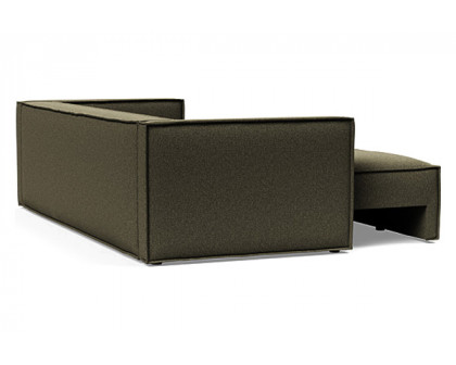 Innovation Living Newilla Sofa Bed with Slim Arms - 535 Bouclé Forest Green