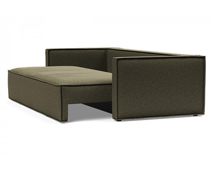 Innovation Living Newilla Sofa Bed with Slim Arms - 535 Bouclé Forest Green