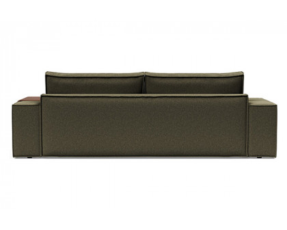 Innovation Living Newilla Sofa Bed with Wide Arms - 535 Bouclé Forest Green