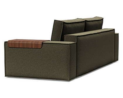 Innovation Living Newilla Sofa Bed with Wide Arms - 535 Bouclé Forest Green