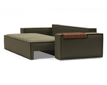 Innovation Living Newilla Sofa Bed with Wide Arms - 535 Bouclé Forest Green