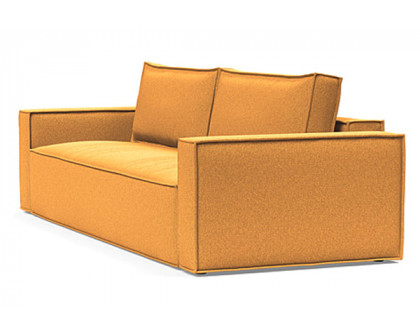 Innovation Living Newilla Sofa Bed with Standard Arms - 536 Bouclé Ochre