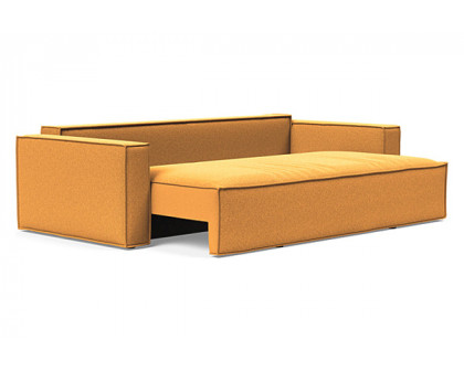 Innovation Living Newilla Sofa Bed with Standard Arms - 536 Bouclé Ochre