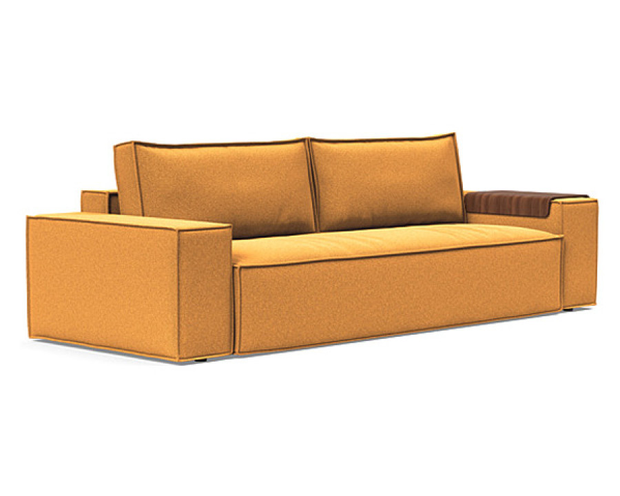 Innovation Living Newilla Sofa Bed with Wide Arms - 536 Bouclé Ochre