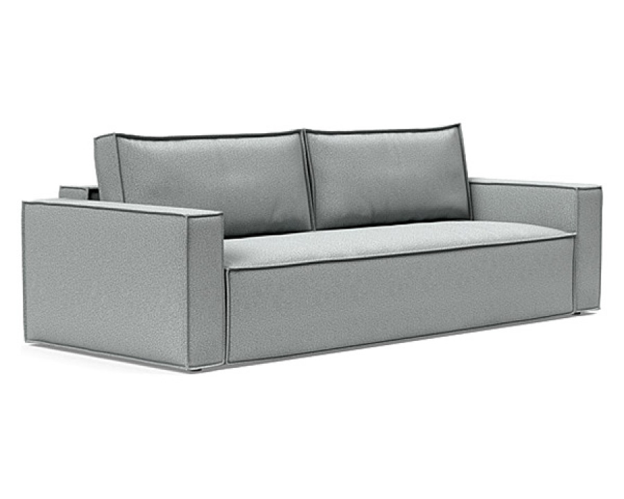 Innovation Living Newilla Sofa Bed with Standard Arms - 538 Melange Light Grey