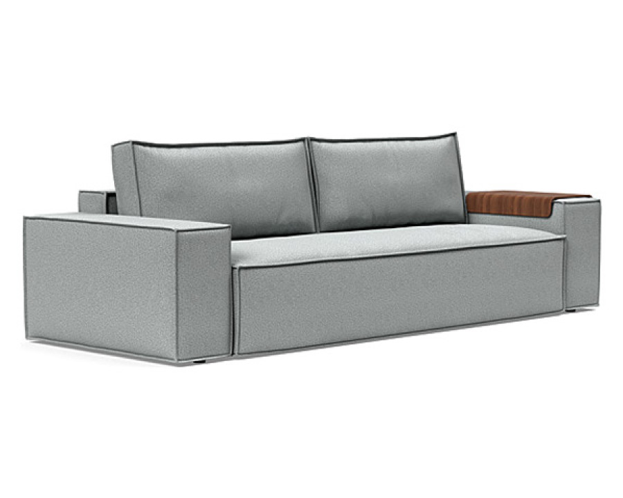 Innovation Living Newilla Sofa Bed with Wide Arms - 538 Melange Light Grey