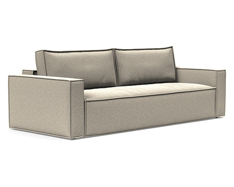 Innovation Living Newilla Sofa Bed with Standard Arms - 539 Bouclé Beige