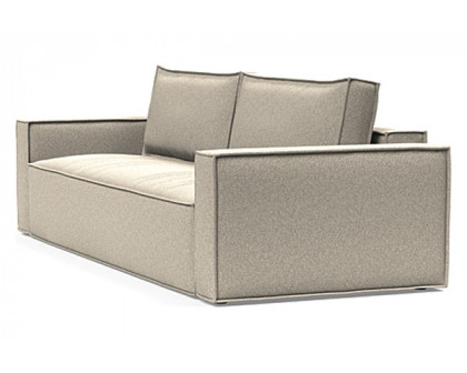 Innovation Living Newilla Sofa Bed with Standard Arms - 539 Bouclé Beige