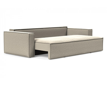 Innovation Living Newilla Sofa Bed with Standard Arms - 539 Bouclé Beige