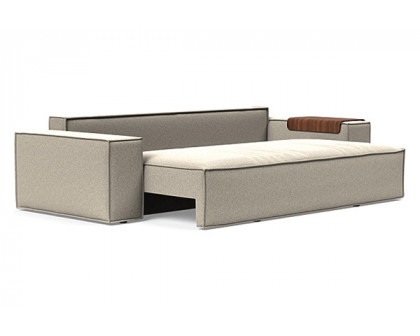 Innovation Living Newilla Sofa Bed with Wide Arms - 539 Bouclé Beige