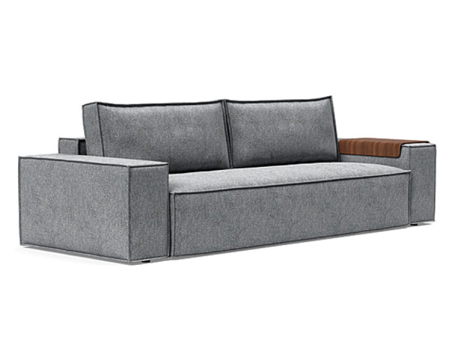 Innovation Living Newilla Sofa Bed with Wide Arms - 565 Twist Granite