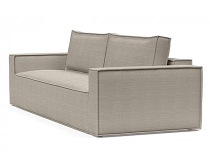 Innovation Living Newilla Sofa Bed with Standard Arms - 579 Kenya Gravel