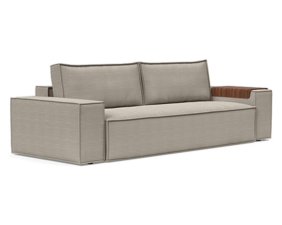 Innovation Living Newilla Sofa Bed with Wide Arms - 579 Kenya Gravel