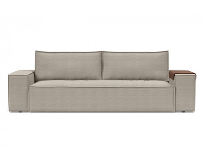 Innovation Living Newilla Sofa Bed with Wide Arms - 579 Kenya Gravel