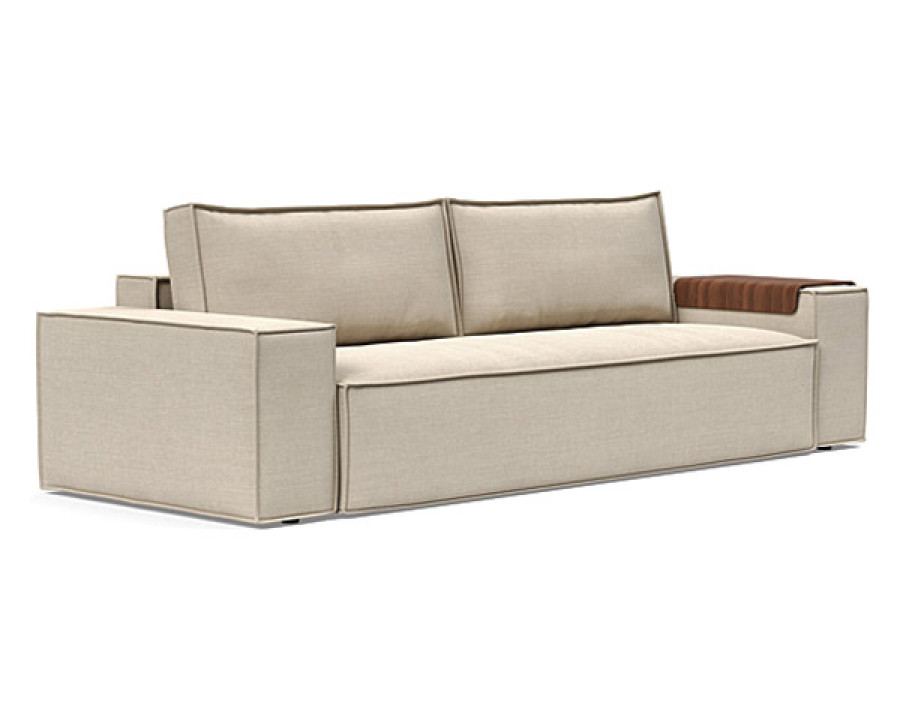 Innovation Living Newilla Sofa Bed with Wide Arms - 586 Phobos Latte