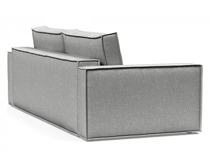 Innovation Living Newilla Sofa Bed with Standard Arms - 590 Micro Check Grey