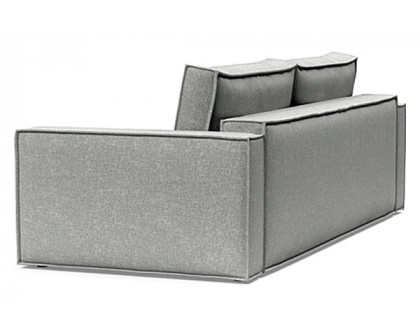 Innovation Living Newilla Sofa Bed with Standard Arms - 590 Micro Check Grey