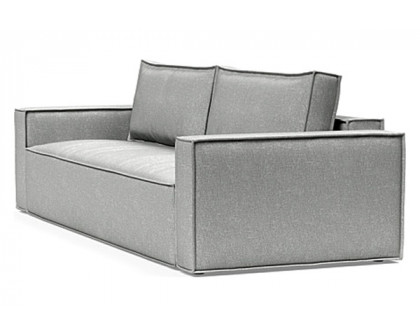 Innovation Living Newilla Sofa Bed with Standard Arms - 590 Micro Check Grey