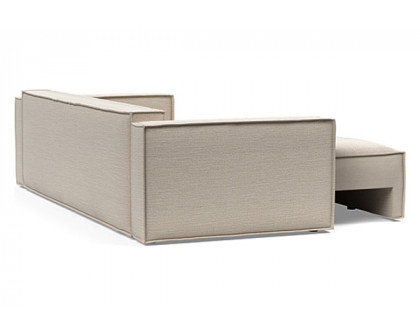 Innovation Living Newilla Sofa Bed with Standard Arms - 612 Blida Sand Grey