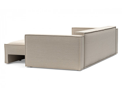 Innovation Living Newilla Sofa Bed with Standard Arms - 612 Blida Sand Grey