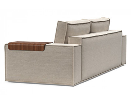 Innovation Living Newilla Sofa Bed with Wide Arms - 612 Blida Sand Grey