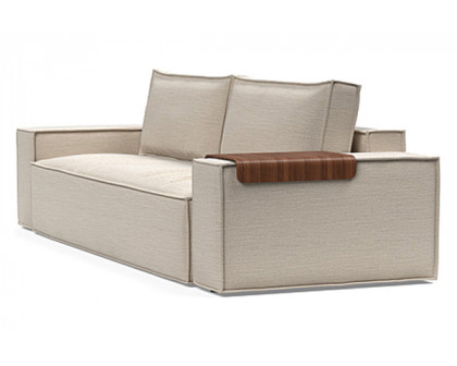 Innovation Living Newilla Sofa Bed with Wide Arms - 612 Blida Sand Grey