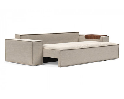 Innovation Living Newilla Sofa Bed with Wide Arms - 612 Blida Sand Grey