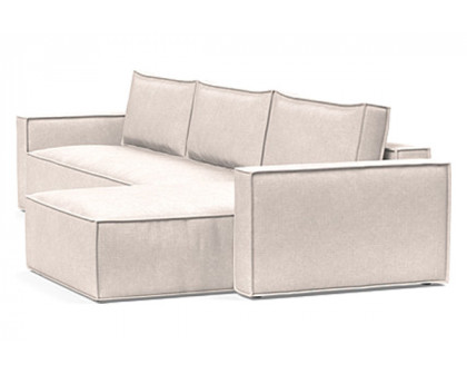 Innovation Living Newilla Sofa Bed With Lounger with Standard Arms - 255 Adario Basmati