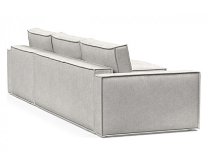 Innovation Living Newilla Sofa Bed With Lounger with Standard Arms - 256 Adario Fog