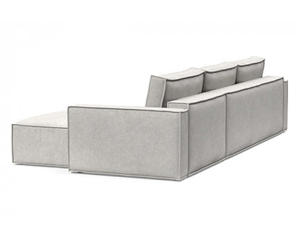 Innovation Living Newilla Sofa Bed With Lounger with Standard Arms - 256 Adario Fog