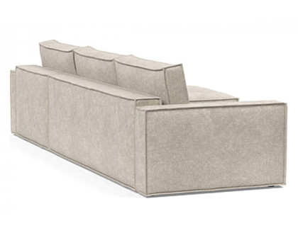 Innovation Living Newilla Sofa Bed With Lounger with Standard Arms - 280 Avella Sand