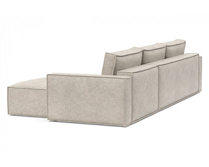 Innovation Living Newilla Sofa Bed With Lounger with Standard Arms - 280 Avella Sand