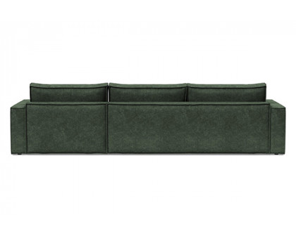 Innovation Living Newilla Sofa Bed With Lounger with Standard Arms - 281 Avella Pine Green