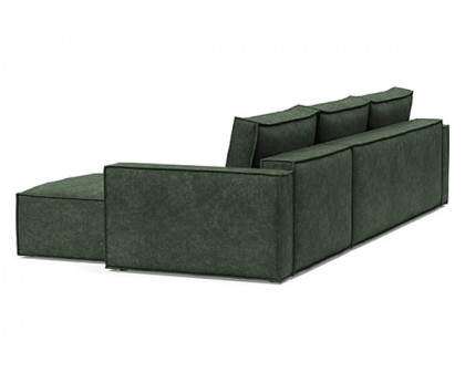 Innovation Living Newilla Sofa Bed With Lounger with Standard Arms - 281 Avella Pine Green