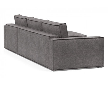 Innovation Living Newilla Sofa Bed With Lounger with Standard Arms - 282 Avella Warm Grey