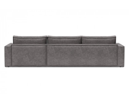 Innovation Living Newilla Sofa Bed With Lounger with Standard Arms - 282 Avella Warm Grey