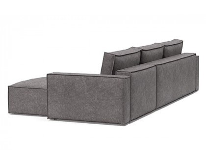 Innovation Living Newilla Sofa Bed With Lounger with Standard Arms - 282 Avella Warm Grey