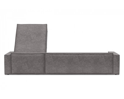 Innovation Living Newilla Sofa Bed With Lounger with Standard Arms - 282 Avella Warm Grey