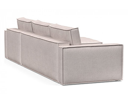 Innovation Living Newilla Sofa Bed With Lounger with Standard Arms - 300 Weda Sand