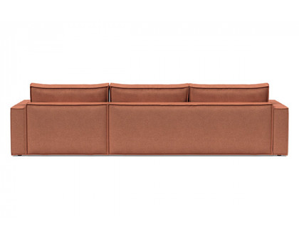 Innovation Living Newilla Sofa Bed With Lounger with Standard Arms - 301 Weda Rust