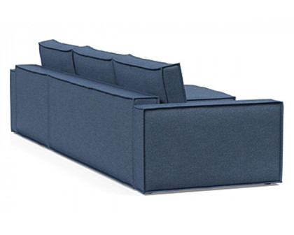 Innovation Living Newilla Sofa Bed With Lounger with Standard Arms - 302 Weda Blue