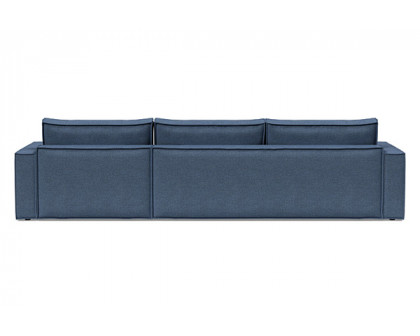 Innovation Living Newilla Sofa Bed With Lounger with Standard Arms - 302 Weda Blue